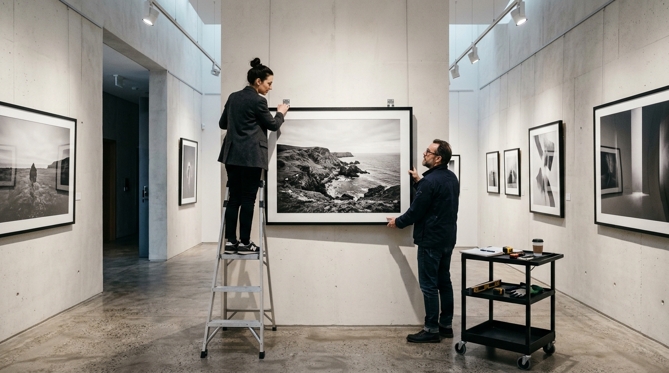 Curaduría, Museografía en Sala y Montaje de Galería
